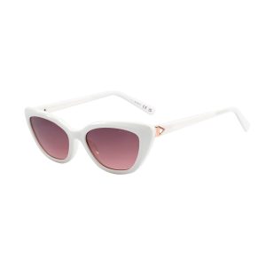 Okulary GUESS GF6197-5525F. Okulary przeciwsłoneczne, Kolor biały. Kobieta.