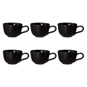 SELTMANN LIBERTY VELVET BLACK Zestaw 6 filiżanek do espresso 90 ml