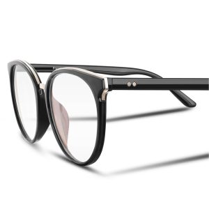 Okulary Kocie Oczy Korekcyjne z Antyrefleksem Zerówki POL-BLF-727K
