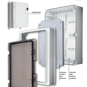 Skrzynka elektryczna 265x355x152 obudowa IP65
