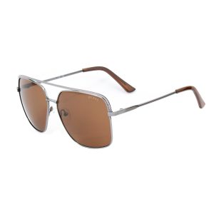 Okulary GUESS GF5124-6011E. Okulary przeciwsłoneczne, Kolor szary. Mężczyzna.