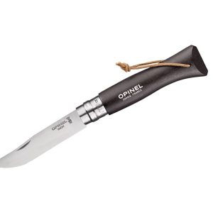 Opinel TRADIZIONE N°08 INOX BAROUDEUR "NOIR BRUN" (002211)