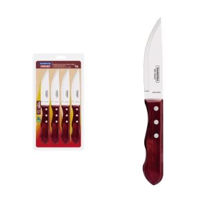 Tramontina POLYWOOD FSC SET CARNE/BBQ 4 PZ 29899/150 Red