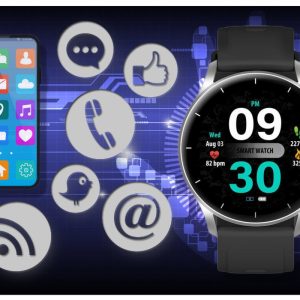 SMARTWATCH UNISEX GRAVITY GT2-6 - ROZMOWY BLUETOOTH, WŁASNE TARCZE (sg019f)