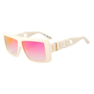Okulary GUESS GU00109-6021Z. Okulary przeciwsłoneczne, Kolor biały. Kobieta.