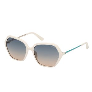Okulary GUESS GU00134-5521P. Okulary przeciwsłoneczne, Kolor biały. Kobieta.