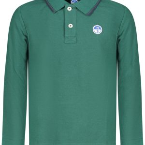 NORTH SAILS DZIECIĘCA KOSZULKA POLO Z DŁUGIM RĘKAWEM, ZIELONA