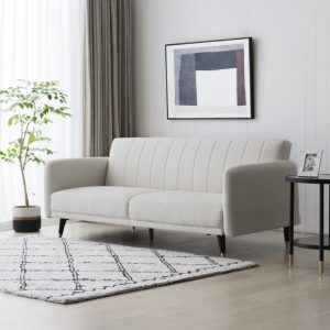 Szafka pod umywalkę nablatową Avila 2.0, 60 cm, ryflowana, złote uchwyty, kaszmir