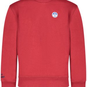 CZERWONA BLUZA DZIECIĘCA NORTH SAILS Z ROZPINANYM NA ZAMEK