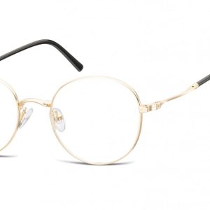 Lenonki okrągłe Okulary oprawki optyczne 927C złote