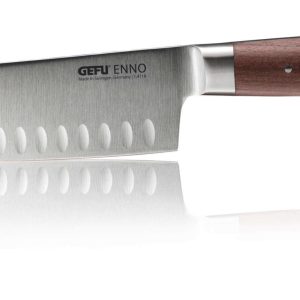 GEFU ENNO Nóż Santoku z rowkami 18 cm