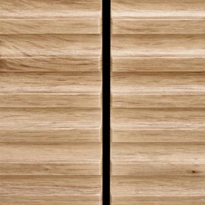 Komoda z szufladami i drzwiami dąb artisan / czarna mat 160 cm Lenon