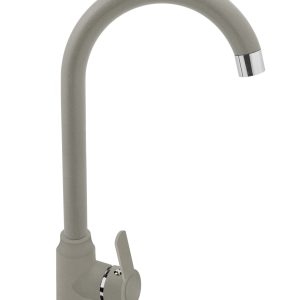 Pyramis Zlew. CAMEA MINI (40x40) 1B szary beton + bateria LUNGO