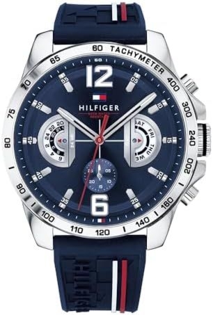 Męski Zegarek Tommy Hilfiger Chase 1791476 – Sportowa Elegancja w Granacie