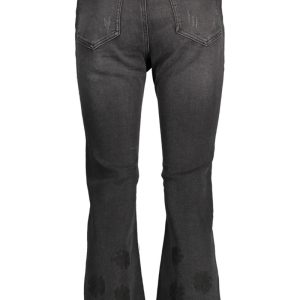 Czarne jeansy damskie Desigual