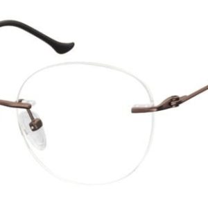 Patentki Bezramkowe Okulary Oprawki okrągłe korekcyjne Sunoptic 987E