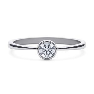 Biżuteria DIAMONFIRE 6118141582185. Pierścionek, Kolor szary. Kobieta.
