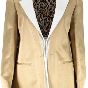 KURTKA JUST CAVALLI CLASSIC DAMSKA ZŁOTA