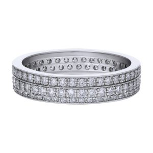 Biżuteria DIAMONFIRE 6117641582170. Pierścionek, Kolor szary. Kobieta.