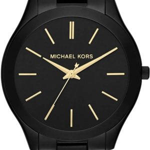 Damski Zegarek Michael Kors Slim Runway MK3221 – Monochromatyczny All-Black