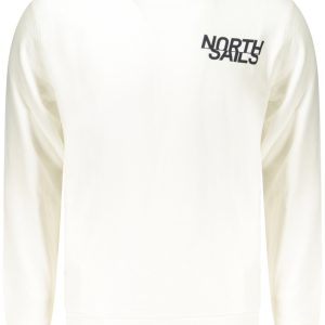 NORTH SAILS MĘSKA BLUZA Z ROZPINANYM NA ZAMEK BIAŁA