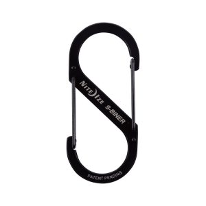 Niteize S-BINER DUAL CARABINER #4 SS Black SB4-03-01