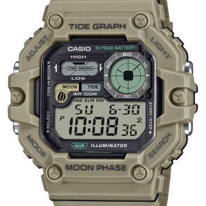 ZEGAREK MĘSKI CASIO Digital Moonphase WS-1700H-5AVDF