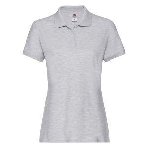 Koszulka Damska Polo Premium Fruit Of The Loom - Szary