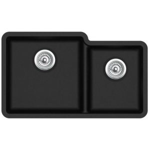 Armatura Kuchnia Zlewozmywaki Zlewozmywaki Granitowe Granitowe komory podwieszane szafka 90 cm