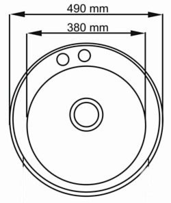 Armatura Kuchnia Zlewozmywaki Zlewozmywaki Granitowe 1 komora 1 komora do szafki 45 cm